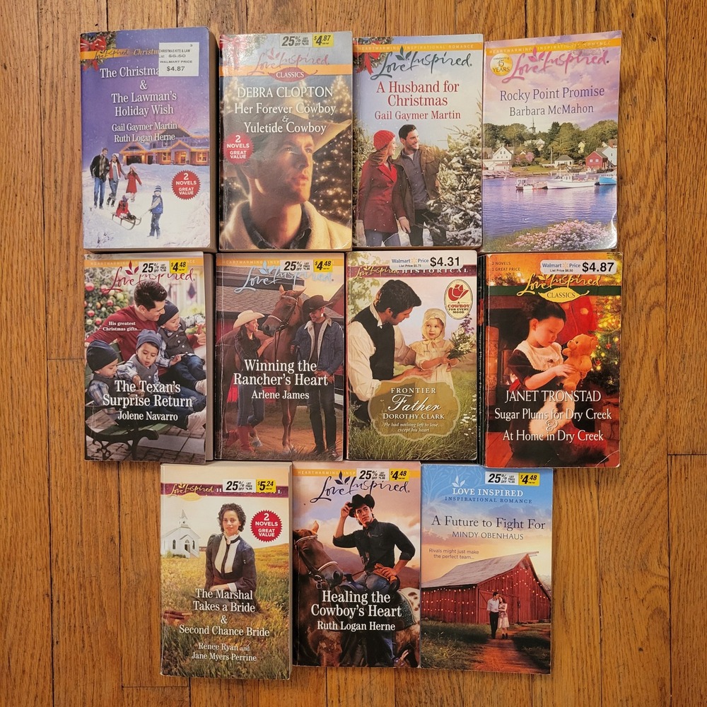 Love Inspired Lot 15 Romance Books Inspirational Western Contemporary Christian